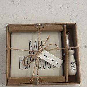 Rae Dunn Mini Cheese Platter & Knife